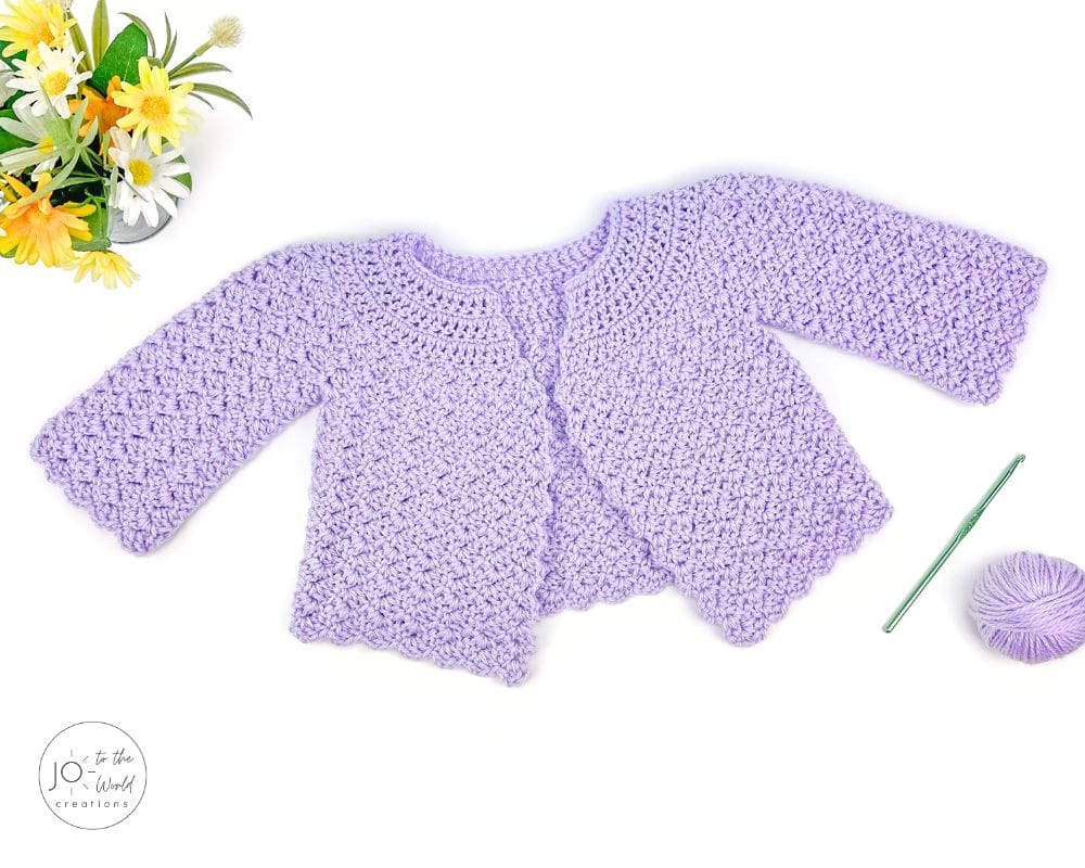 Easy Baby Sweater Crochet Pattern