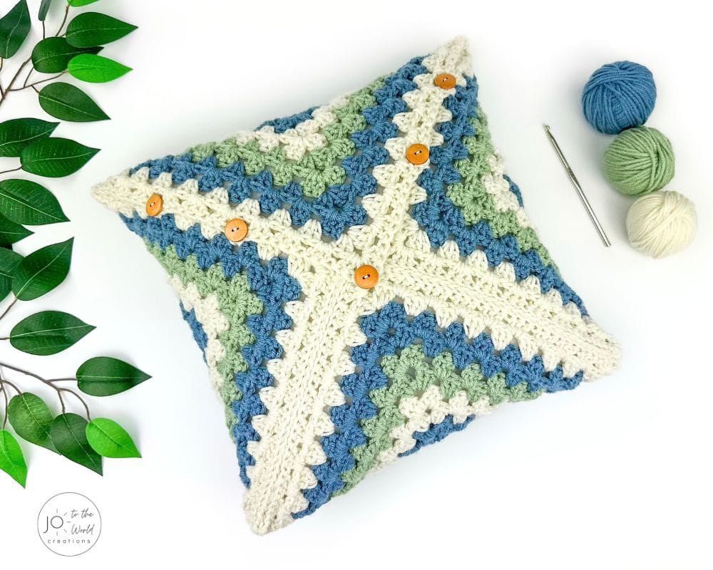 Easy Square Pillow Crochet Pattern