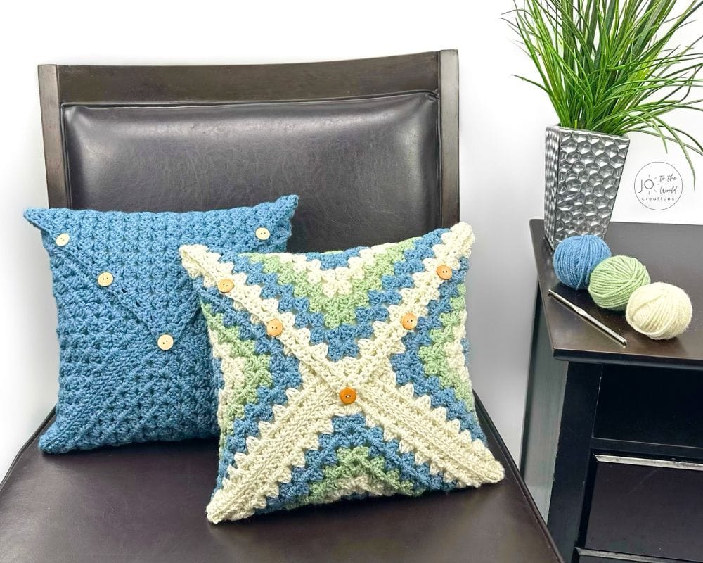 Removable Pillow Cover Crochet Pattern